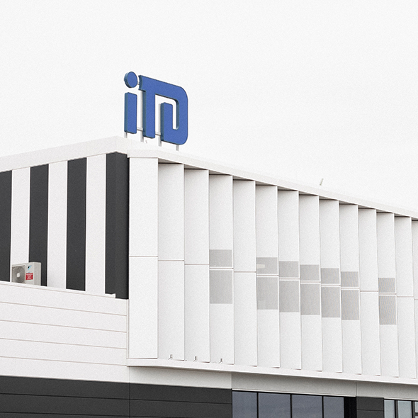 Au?enansicht der iTD Zentrale mit dem iTD Logo Au?enansicht der iTD Zentrale mit dem iTD Logo