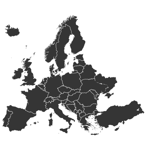Karte der europaeischen Region Karte der europaeischen Region