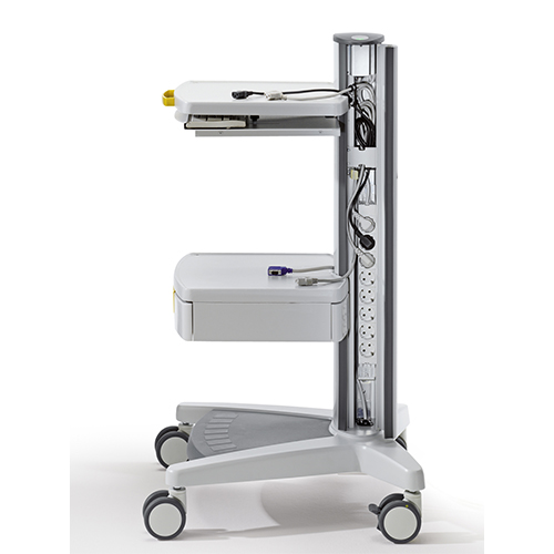 Verkabelter medzinischer Geraetewagen von iTD Verkabelter medzinischer Geraetewagen von iTD