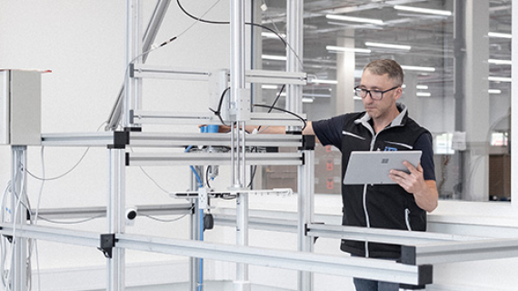 Medical cart in test lab from iTD