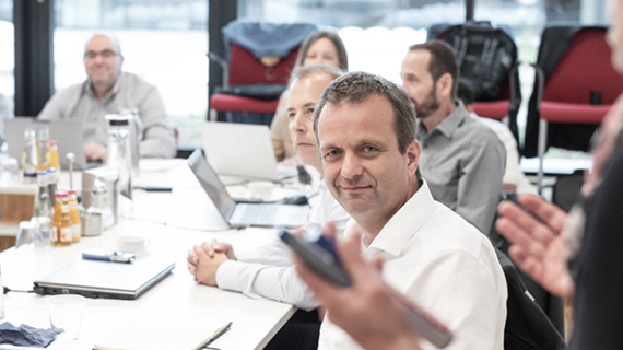 The iTD global team is having a meeting