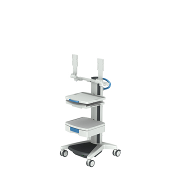 Medical cart pro-cart with monitor crossbar from iTD